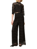 Twin Set Pantalone Palazzo Donna 261TP2901 - Nero