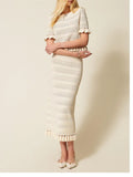 Twin Set Gonna Longuette Donna 261TP3083 Madreperla - Bianco