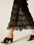 Twin Set Gonna Longuette Donna 261TP3164 - Nero