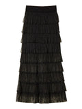 Twin Set Gonna Longuette Donna 261TP3164 - Nero