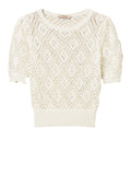 Twin Set Maglia Donna 261TP3201 Madreperla - Bianco