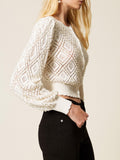 Twin Set Cardigan Donna 261TP3203 Madreperla - Bianco