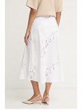 Twin Set Gonna Longuette Donna 261TT2030 - Bianco