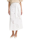 Twin Set Gonna Longuette Donna 261TT2030 - Bianco