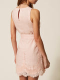 Twin Set Vestito Mini Donna 261TT2180 Pearl Rose - Rosa
