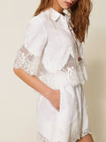 Twin Set Camicia Casual Camicia Donna 261TT2181 - Bianco