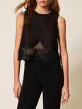 Twin Set Top Donna 261TT2182 - Nero
