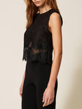 Twin Set Top Donna 261TT2182 - Nero