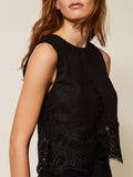 Twin Set Top Donna 261TT2182 - Nero