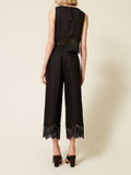 Twin Set Pantalone Palazzo Donna 261TT2184 - Nero
