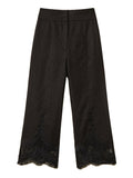 Twin Set Pantalone Palazzo Donna 261TT2184 - Nero
