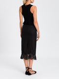 Twin Set Gonna Longuette Donna 261TT2185 - Nero
