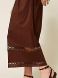 Twin Set Pantalone Palazzo Donna 261TT2252 Coffee Liqueur - Marrone