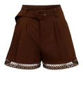 Twin Set Shorts Donna 261TT2253 Coffee Liqueur - Marrone
