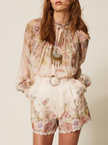 Twin Set Blusa Donna 261TT2562 St.wildflowers Pastel Color - Rosa