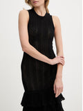 Twin Set Vestito Longuette Donna 261TT3050 - Nero