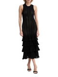 Twin Set Vestito Longuette Donna 261TT3050 - Nero