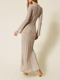 Twin Set Vestito Longuette Donna 261TT3134 Sand Lurex - Beige