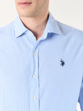 U.S. Polo Assn. Camicia Casual Uomo 3104005-0002337 - Celeste