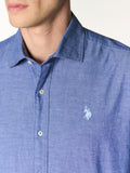 U.S. Polo Assn. Camicia Casual Ivor Uomo 3104016-0002371 - Blu