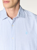 U.S. Polo Assn. Camicia Casual Ivor Uomo 3104016-0002371 - Celeste