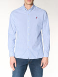 U.S. Polo Assn. Camicia Casual Earle Uomo 3104028-0002341 - Celeste