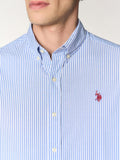 U.S. Polo Assn. Camicia Casual Earle Uomo 3104028-0002341 - Celeste