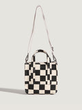 Vans Borsa a Tracolla Pergs Nero Unisex VN000HRW Antique White - Bianco
