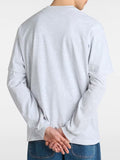 Vans T-shirt Left Chest Loose Uomo VN000P1P Light Grey Heat - Grigio
