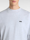 Vans T-shirt Left Chest Loose Uomo VN000P1P Light Grey Heat - Grigio