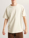 Vans T-shirt Left Chest Loose Uomo VN000P1P Oatmeal - Avorio