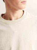 Vans T-shirt Left Chest Loose Uomo VN000P1P Oatmeal - Avorio