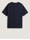 Vans T-shirt Left Chest Loose Uomo VN000P1P Parisian Night - Blu
