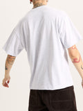 Vans T-shirt Salton Loose Uomo VN000P56 Light Grey Heat - Grigio