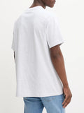 Vans T-shirt Left Chest Uomo VN000R9X Light Grey Heat - Grigio