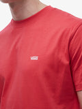 Vans T-shirt Left Chest Uomo VN000R9X Crimson - Rosso