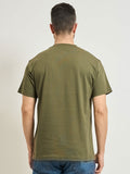 T-shirt Left Chest Uomo VN000R9X Mossy Olive - Verde Vans