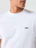 Vans T-shirt Left Chest Uomo VN000R9X White - Bianco