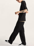 Vans T-shirt Blocked Box Loose Uomo VN000RAP Black - Nero