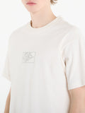 Vans T-shirt Blocked Box Loose Uomo VN000RAP Egret - Bianco