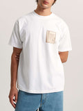 Vans T-shirt Stretch Stack Crackle Uomo VN000SWE White - Bianco