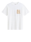 Vans T-shirt Stretch Stack Crackle Uomo VN000SWE White - Bianco