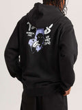 Vans Felpa Cappuccio Repear Sam Loose Uomo VN000VXE Black - Nero