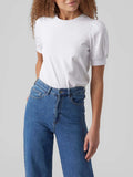 Vero Moda T-shirt Donna 10275520 Bright White - Bianco