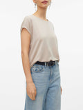 Vero Moda T-shirt Donna 10284468 Silver Lining - Avorio