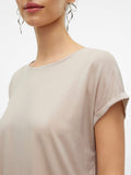 Vero Moda T-shirt Donna 10284468 Silver Lining - Avorio