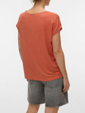 Vero Moda T-shirt Donna 10284468 Langoustino Sunset - Arancione