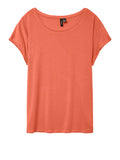 Vero Moda T-shirt Donna 10284468 Langoustino Sunset - Arancione