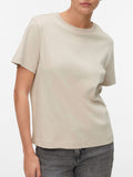 Vero Moda T-shirt Donna 10294544 Pelican - Beige