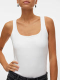Vero Moda Top Donna 10305800 Bright White - Bianco